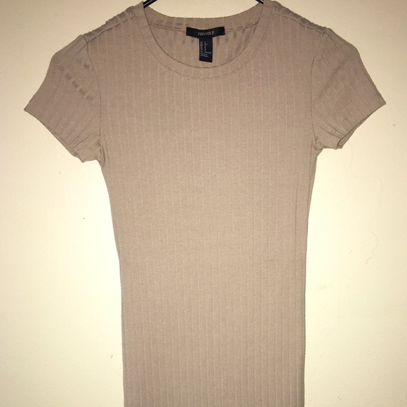 Fitted ribbed dress - Picture 1 of 2